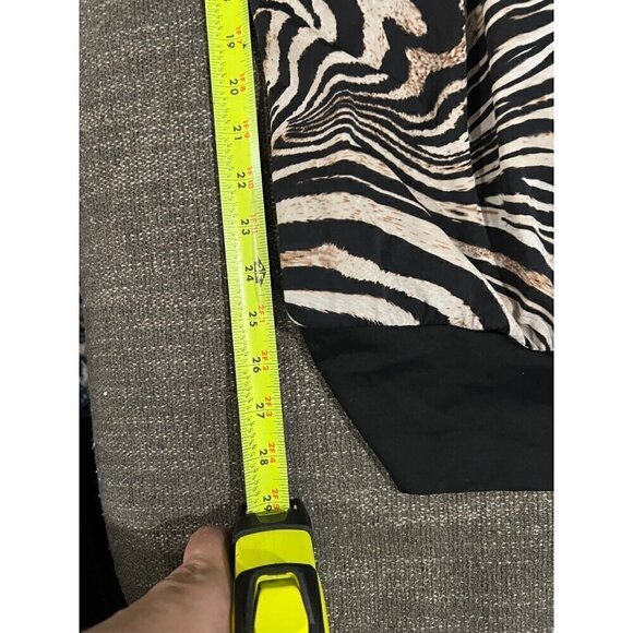 Catherines Zebra Print Tankini Top Size 24W Swim vacation resort cruise - Picture 7 of 11